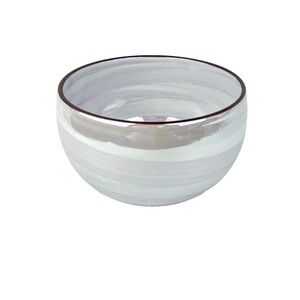 Saikai Opalescent Ceramic Bowl 6" Shiny Round Plate LKNU Made in Japan